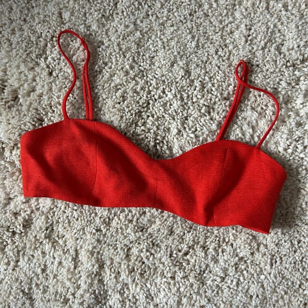 TOVE Red Etta Bralette